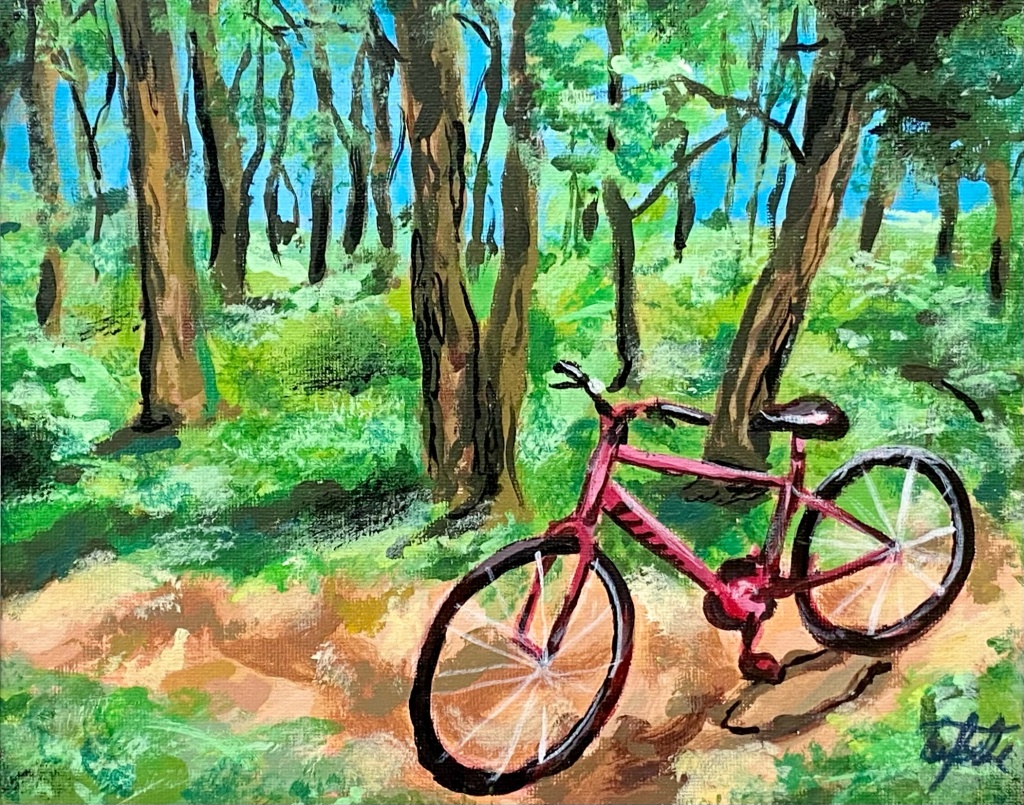 “Sandy Forest” – Acrylic on Canvas